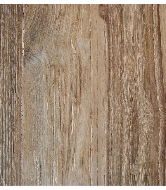 Consola de entrada boho en madera maciza de teca reciclada5