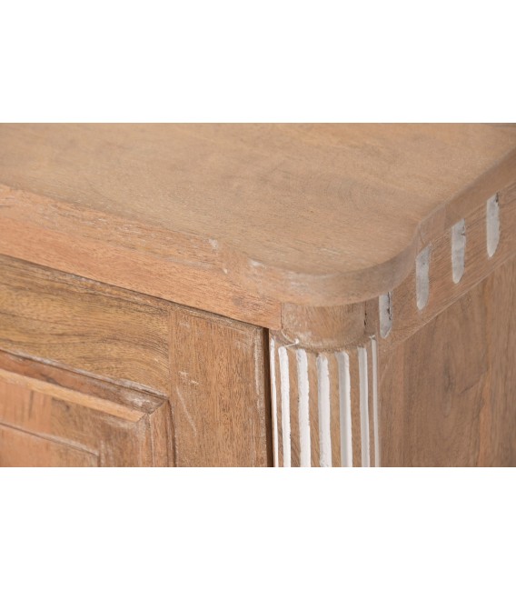 Mueble TV clásico provenzal en madera de mango natural patinada6