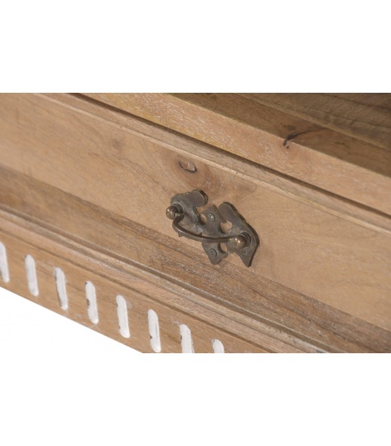 Mueble TV clásico provenzal en madera de mango natural patinada7