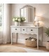 CONSOLA DE ENTRADA120 X 40 X 83 ZARLAN MADERA GRIS ROZADO