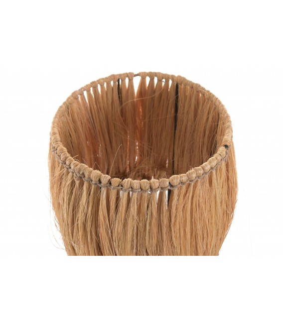 Lámpara de sobremesa de fibras naturales trenzadas color natural2