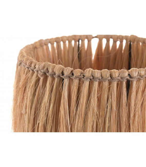 Lámpara de sobremesa de fibras naturales trenzadas color natural3