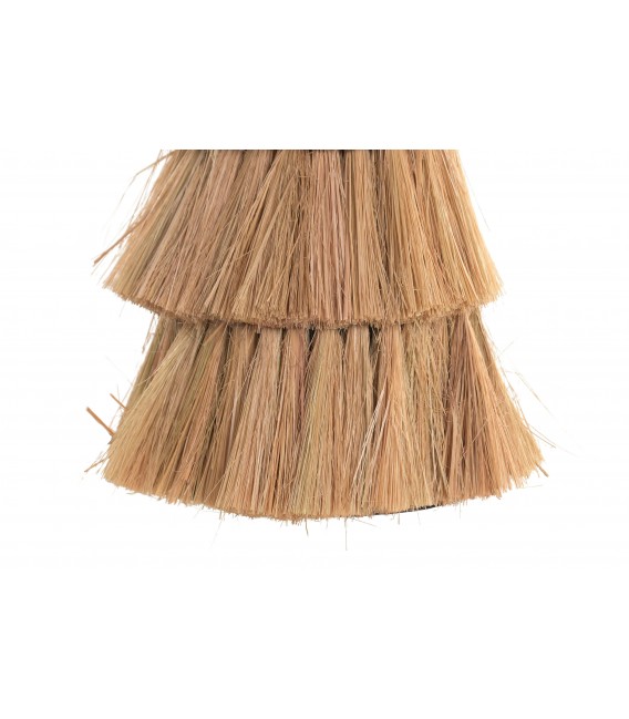 Lámpara de sobremesa de fibras naturales trenzadas color natural4