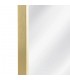 ESPEJO VESTIDOR 80 X 3 X 180 DARLEN METAL DORADO