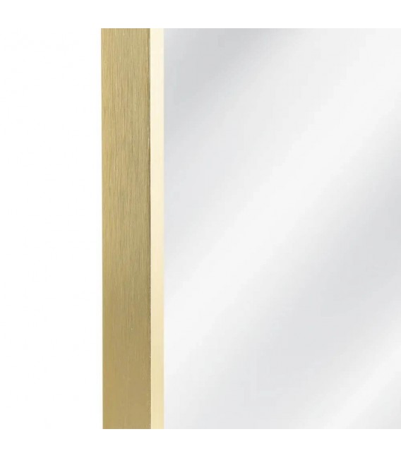 ESPEJO VESTIDOR 80 X 3 X 180 DARLEN METAL DORADO