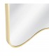 ESPEJO VESTIDOR 80 X 3 X 180 DARLEN METAL DORADO