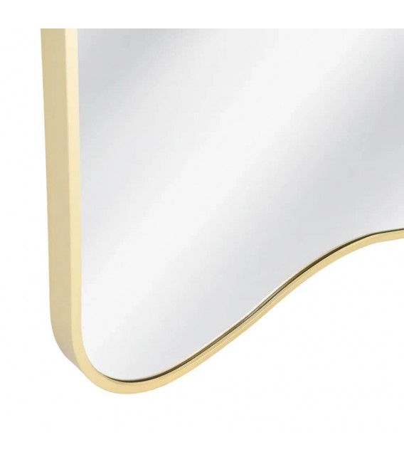 ESPEJO VESTIDOR 80 X 3 X 180 DARLEN METAL DORADO