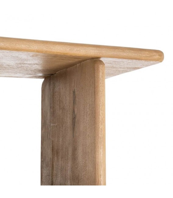 Estantería de madera maciza de mango natural irregular 3