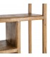 Estantería irregular de madera maciza de mango acabado natural 3