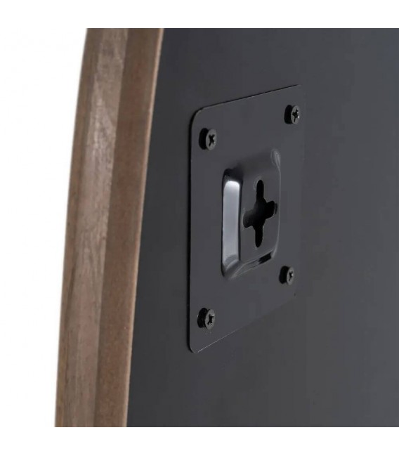 Espejo vestidor alargado de madera maciza acabado natural 5