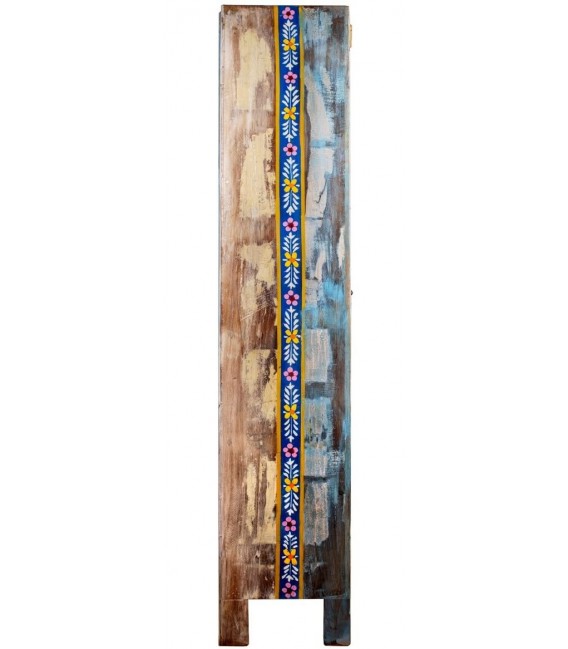 Armario alacena madera mango decorada a mano multicolor 1