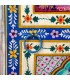 Armario alacena madera mango decorada a mano multicolor 5