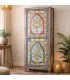 Armario alacena madera mango decorada a mano multicolor Mdmhogar