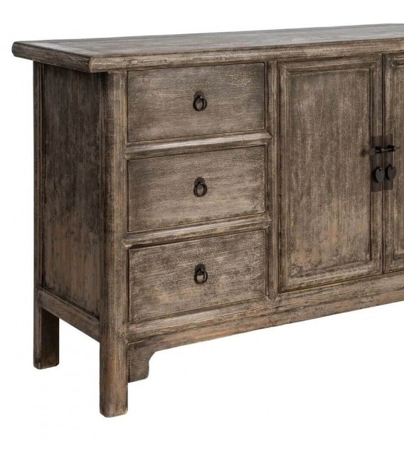 Aparador boho oriental de madera reciclada 3