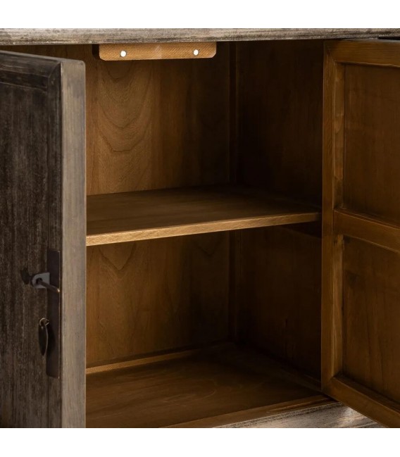 Aparador boho oriental de madera reciclada 4