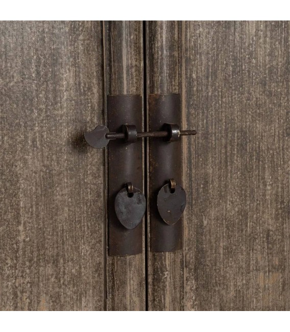 Aparador boho oriental de madera reciclada 5