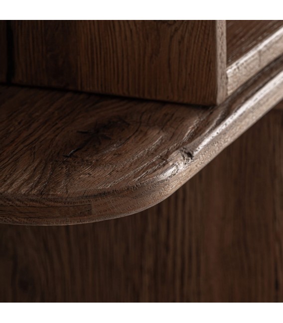 Estantería XL madera maciza de roble estilo boho vintage5