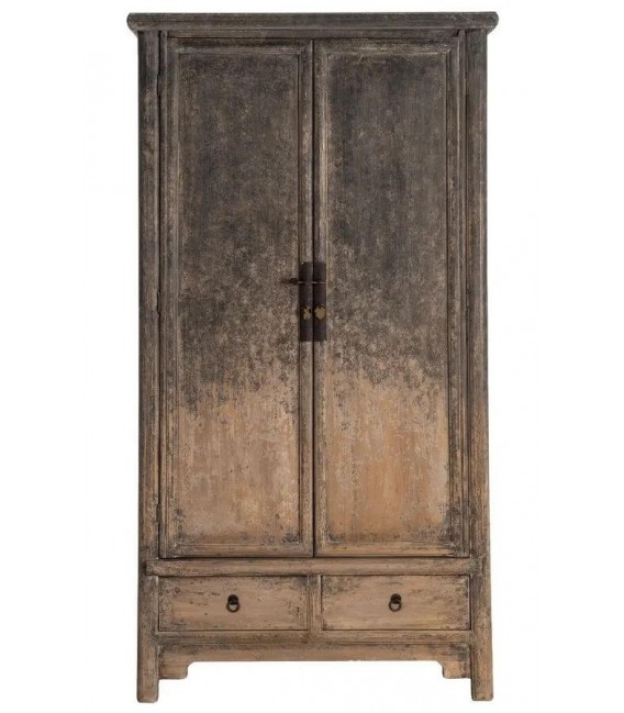 Armario alacena boho oriental 2 puertas 2 cajones pino reciclado2