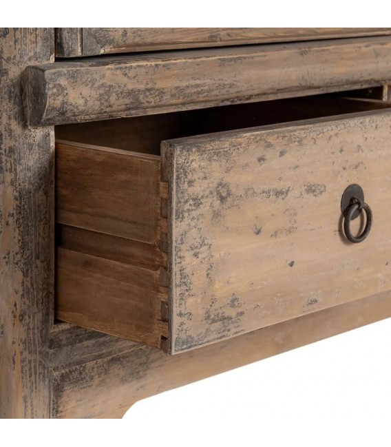 Armario alacena boho oriental 2 puertas 2 cajones pino reciclado7