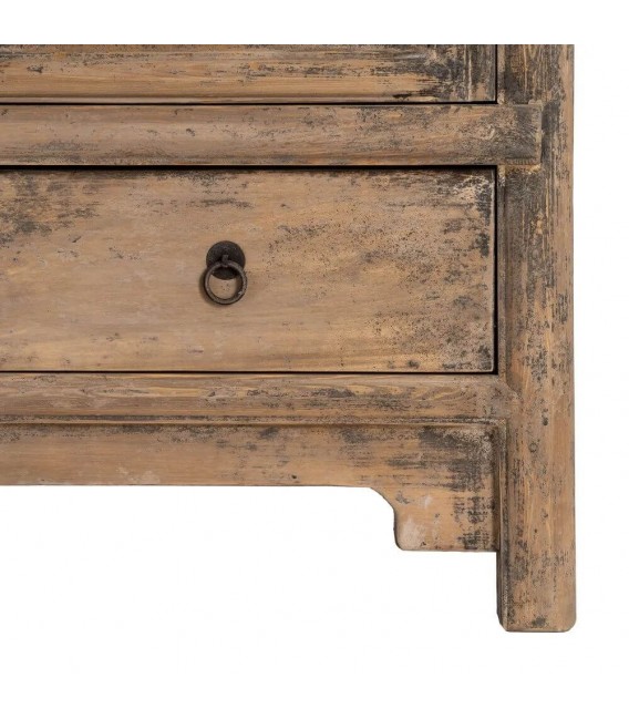 Armario alacena boho oriental 2 puertas 2 cajones pino reciclado8
