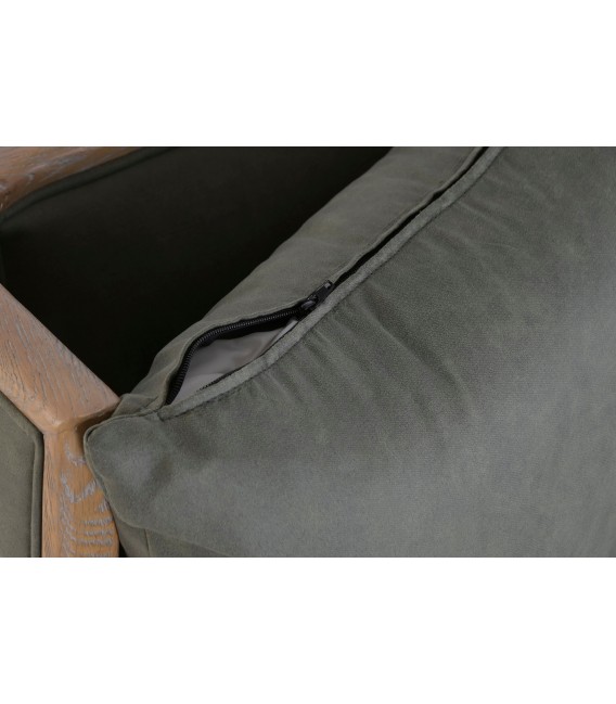 Butaca clásica muy cómoda con cojines desenfundables gris 7