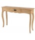 Consola de entrada grande boho clasica 1 cajon madera mindi natural