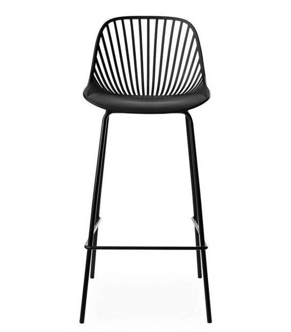 TABURETE 45 X 47 X 104 PERSAC METAL Y POLIPROPILENO NEGRO
