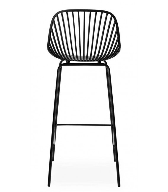 TABURETE 45 X 47 X 104 PERSAC METAL Y POLIPROPILENO NEGRO