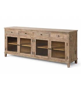 APARADOR GRANDE 200 X 42 X 88 GRANGO ADERA MACIZA NATURAL