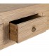 Consola de entrada XXL de madera de olmo natural con 7 cajones3