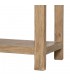 Consola de entrada XXL de madera de olmo natural con 7 cajones5