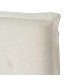 Cabecero tapizado en loneta color beige para cama de 1.35-1.40 2