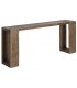 Consola de entrada XL boho en madera de olmo reciclado