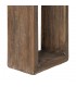 Consola de entrada XL boho en madera de olmo reciclado 32