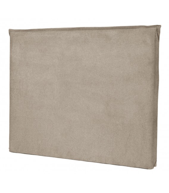 Cabecero tapizado cama 135 140 loneta topo estilo contemporáneo 1