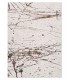 Alfombra rectangular XL tonos neutros de pelo corto diseño moderno