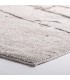 Alfombra rectangular XL tonos neutros de pelo corto diseño moderno 1