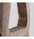Figura decorativa alta de madera maciza suar tallada estilo étnico 2