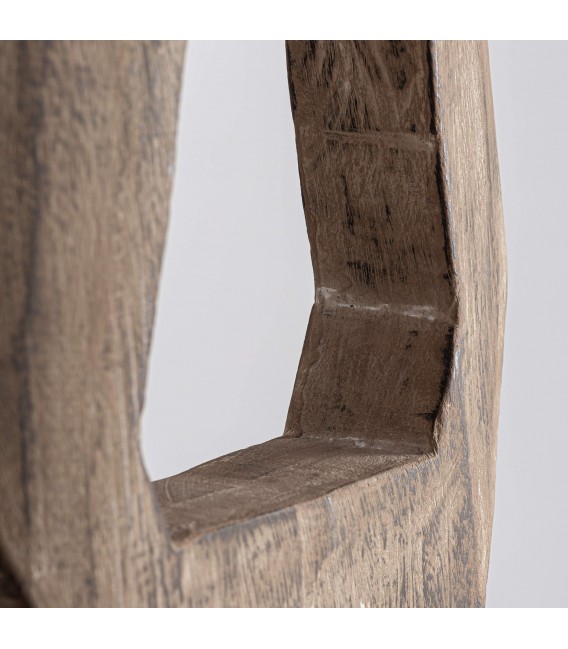 Figura decorativa alta de madera maciza suar tallada estilo étnico 2