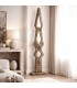 Figura decorativa alta de madera maciza suar tallada estilo étnico Mdmhogar