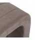 Banco pie de cama pequeño tapizado topo contemporáneo 2