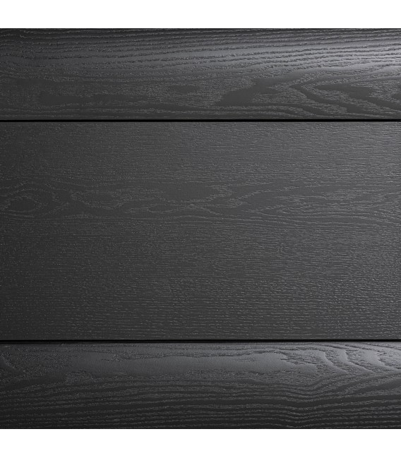 Mueble de TV art decó en roble negro con tres cajones 4