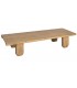 Mesa de centro XL madera de pino reciclado natural estilo boho