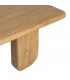 Mesa de centro XL madera de pino reciclado natural estilo boho  3