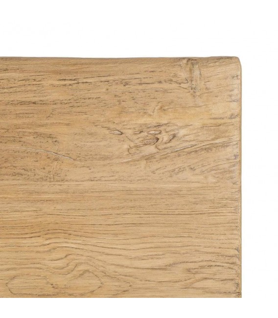 Mesa de centro XL madera de pino reciclado natural estilo boho  5