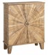 ARMARIO ALACENA BAJO 92 X 41 X 111 TRENCO MADERA NATURAL METAL DORADO