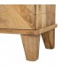 ARMARIO ALACENA BAJO 92 X 41 X 111 TRENCO MADERA NATURAL METAL DORADO