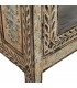 Vitrina mango decorada a mano 2 puertas cristal estilo étnico 7