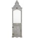Farol muy alto madera de abeto gris claro rozado estilo clásico 1