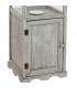 Farol muy alto madera de abeto gris claro rozado estilo clásico 5